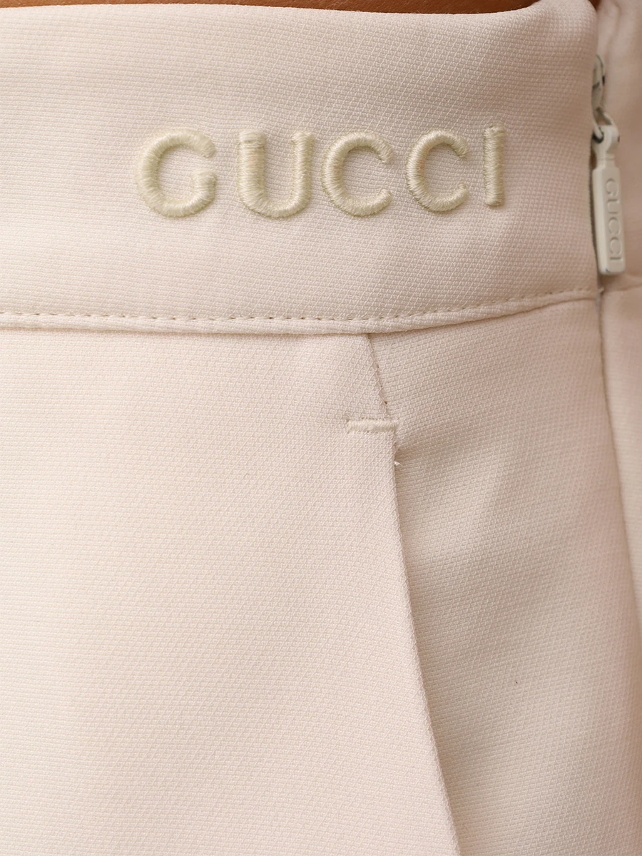 Брюки из шелка и шерсти