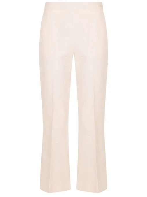 Брюки из шелка и шерсти GUCCI