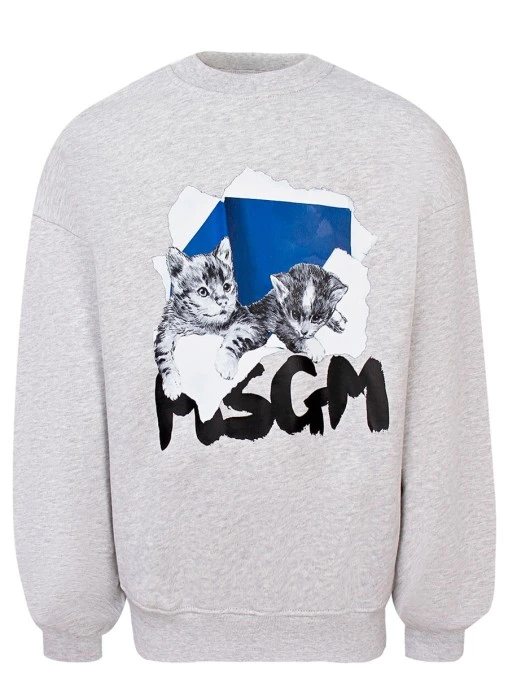 Свитшот хлопковый MSGM