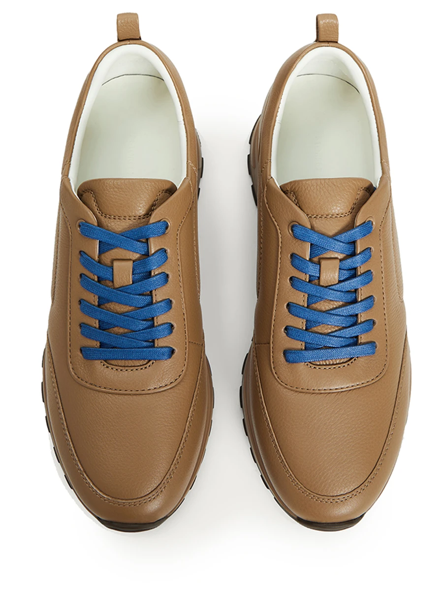 Кроссовки кожаные