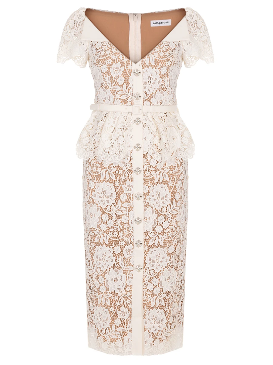 Платье кружевное