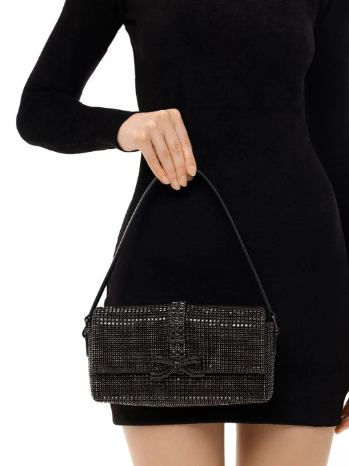 Сумка со стразами SELF-PORTRAIT