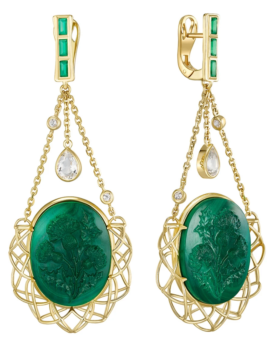 Серьги La rose