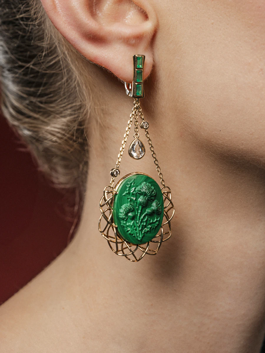 Серьги La rose