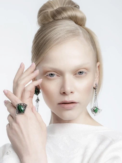 Серьги Горная царевна NATASHA LIBELLE