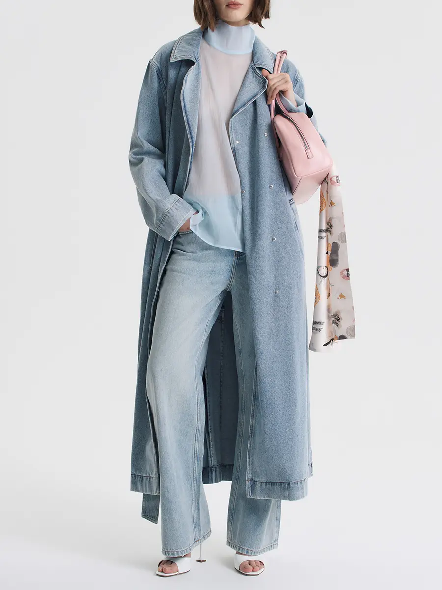 Тренч Gigi джинсовый