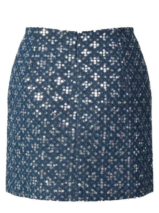 Мини-юбка с пайетками DAN MARALEX