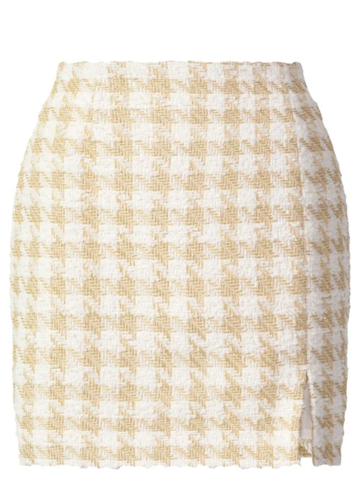 Мини-юбка твидовая DAN MARALEX