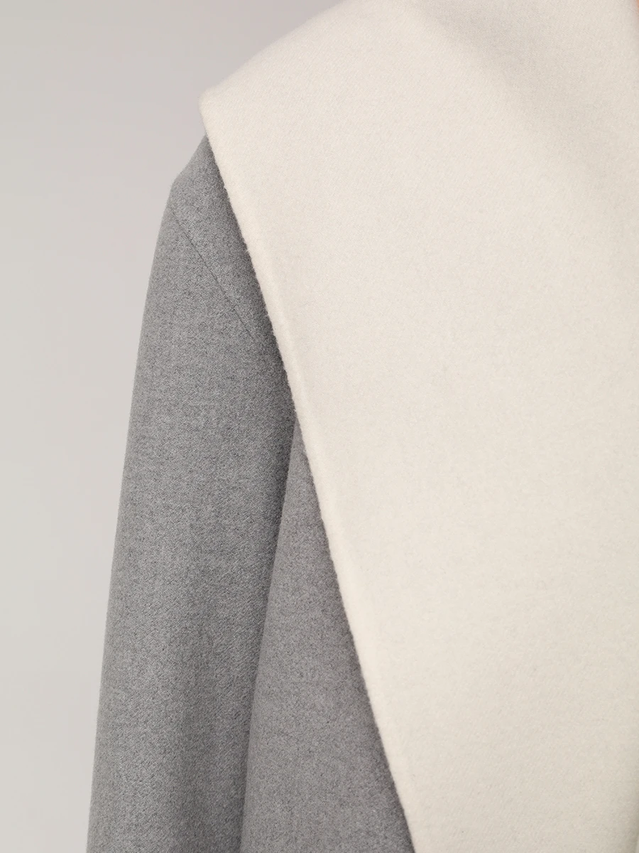 Полупальто шерстяное