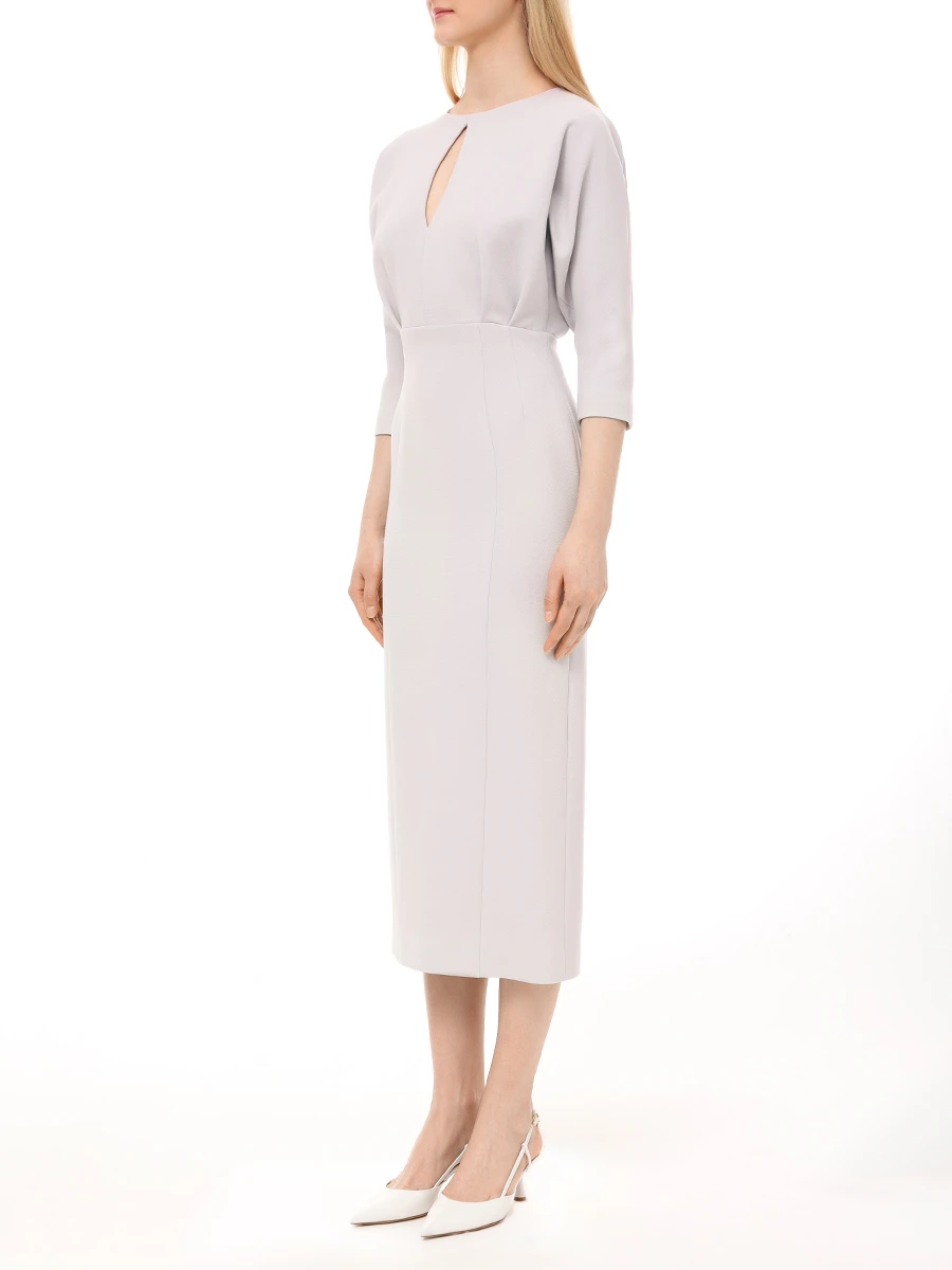 Платье однотонное