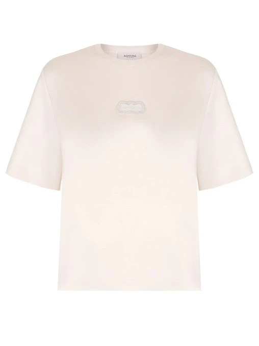 Футболка хлопковая AGNONA