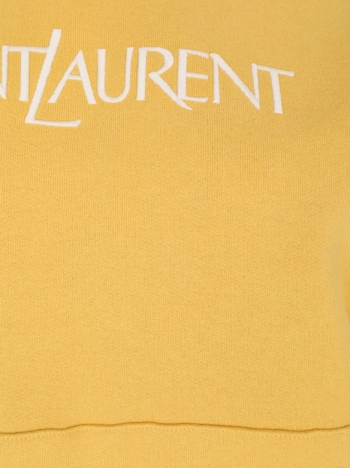 Худи хлопковое SAINT LAURENT