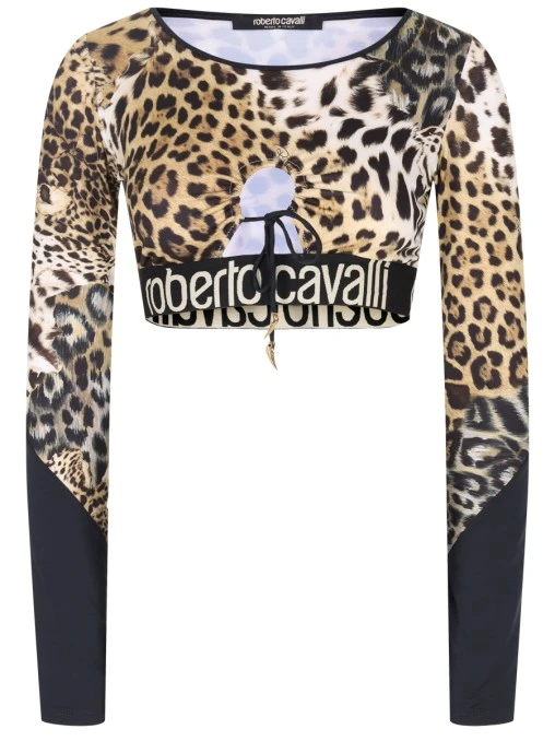 Топ с принтом ROBERTO CAVALLI