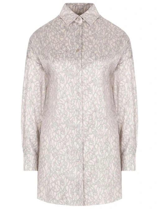 Блуза шелковая AGNONA