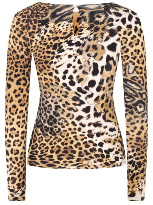 Лонгслив с принтом ROBERTO CAVALLI