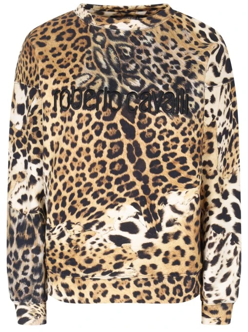 Толстовка хлопковая ROBERTO CAVALLI