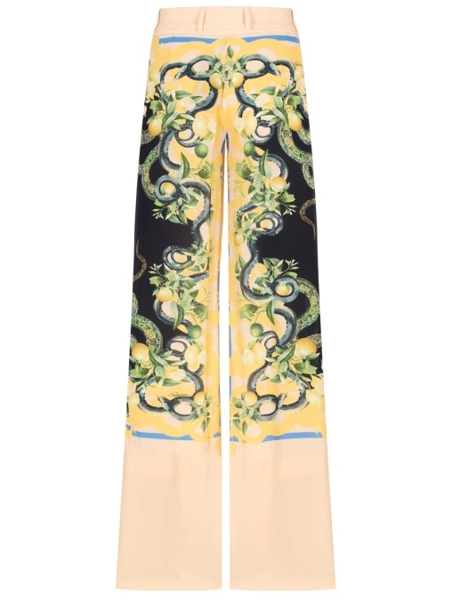 Брюки из вискозы ROBERTO CAVALLI