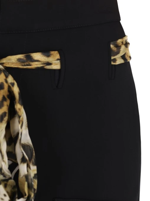 Брюки-карго из вискозы ROBERTO CAVALLI