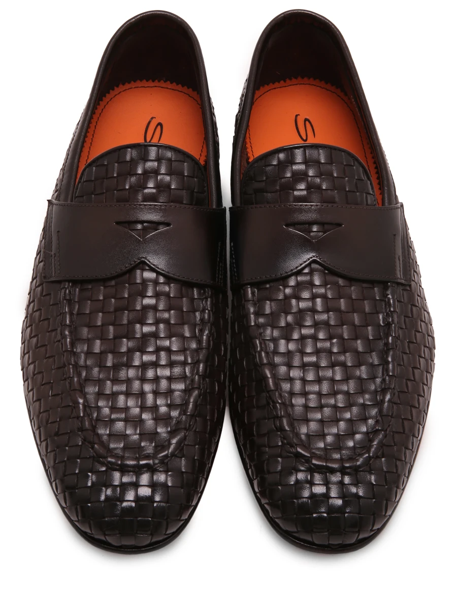 Лоферы кожаные