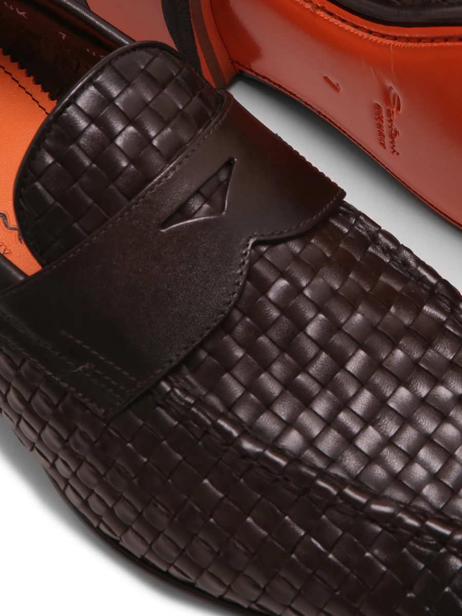 Лоферы кожаные