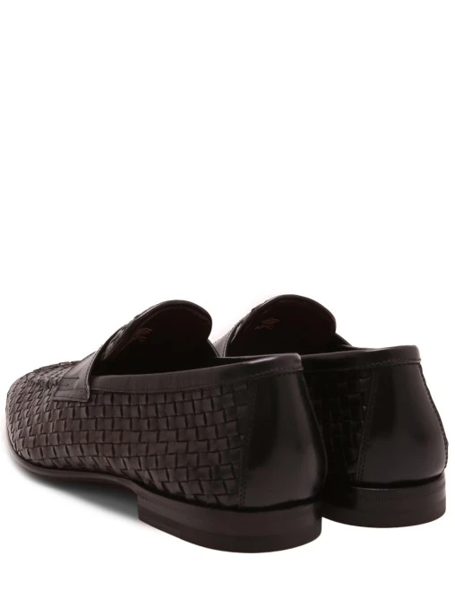 Лоферы кожаные SANTONI