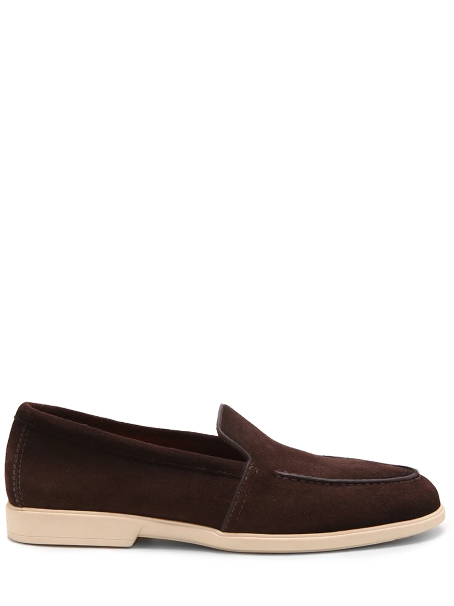 Лоферы замшевые