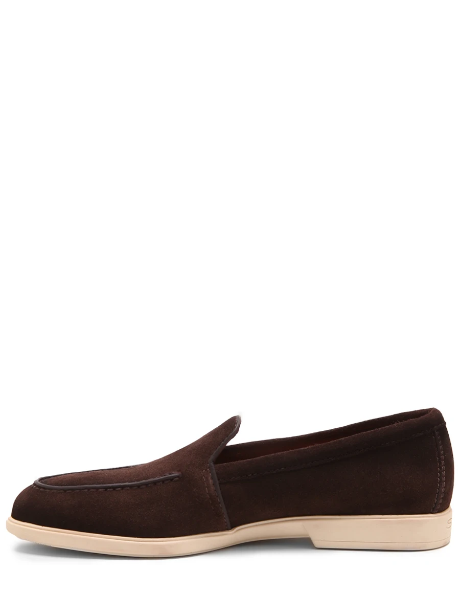 Лоферы замшевые