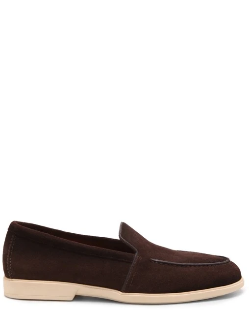 Лоферы замшевые SANTONI