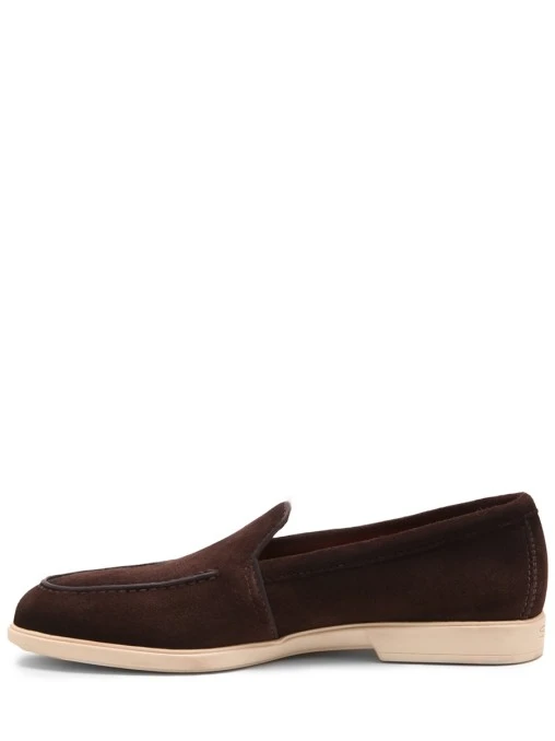 Лоферы замшевые SANTONI
