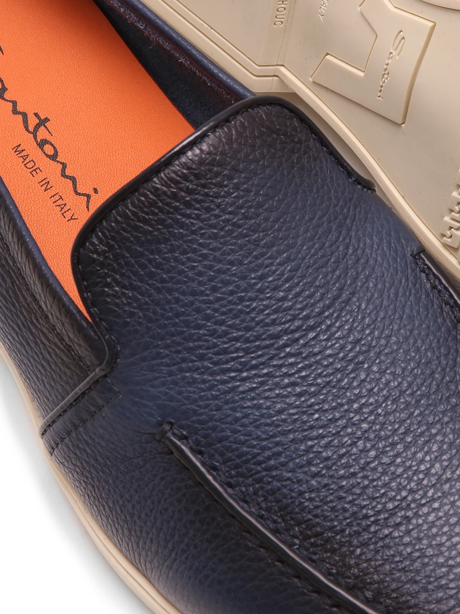 Лоферы кожаные