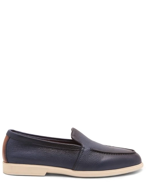 Лоферы кожаные SANTONI