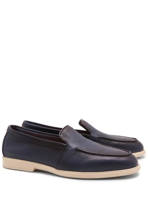 Лоферы кожаные SANTONI