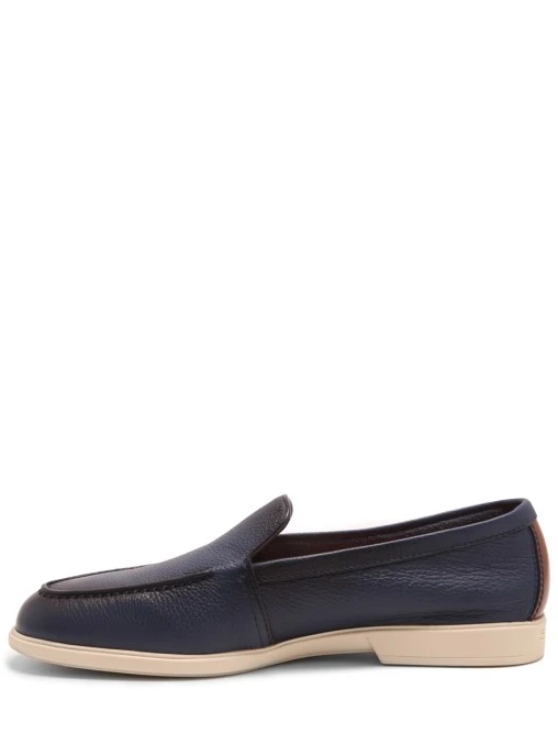Лоферы кожаные SANTONI