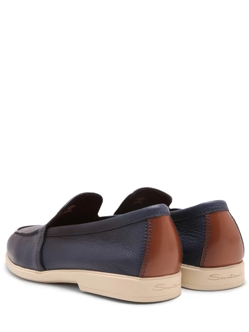 Лоферы кожаные SANTONI