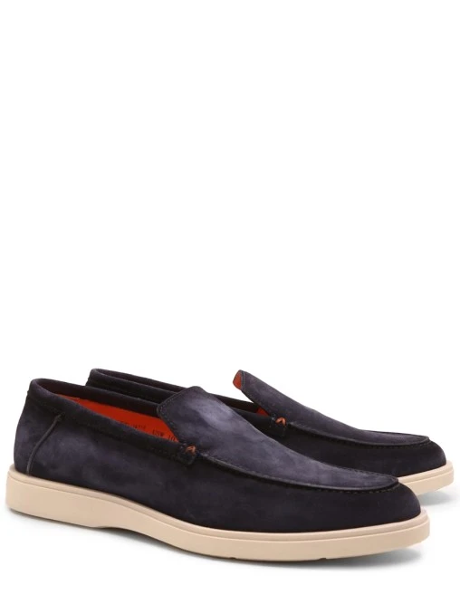 Лоферы замшевые SANTONI