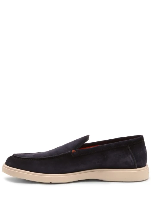 Лоферы замшевые SANTONI