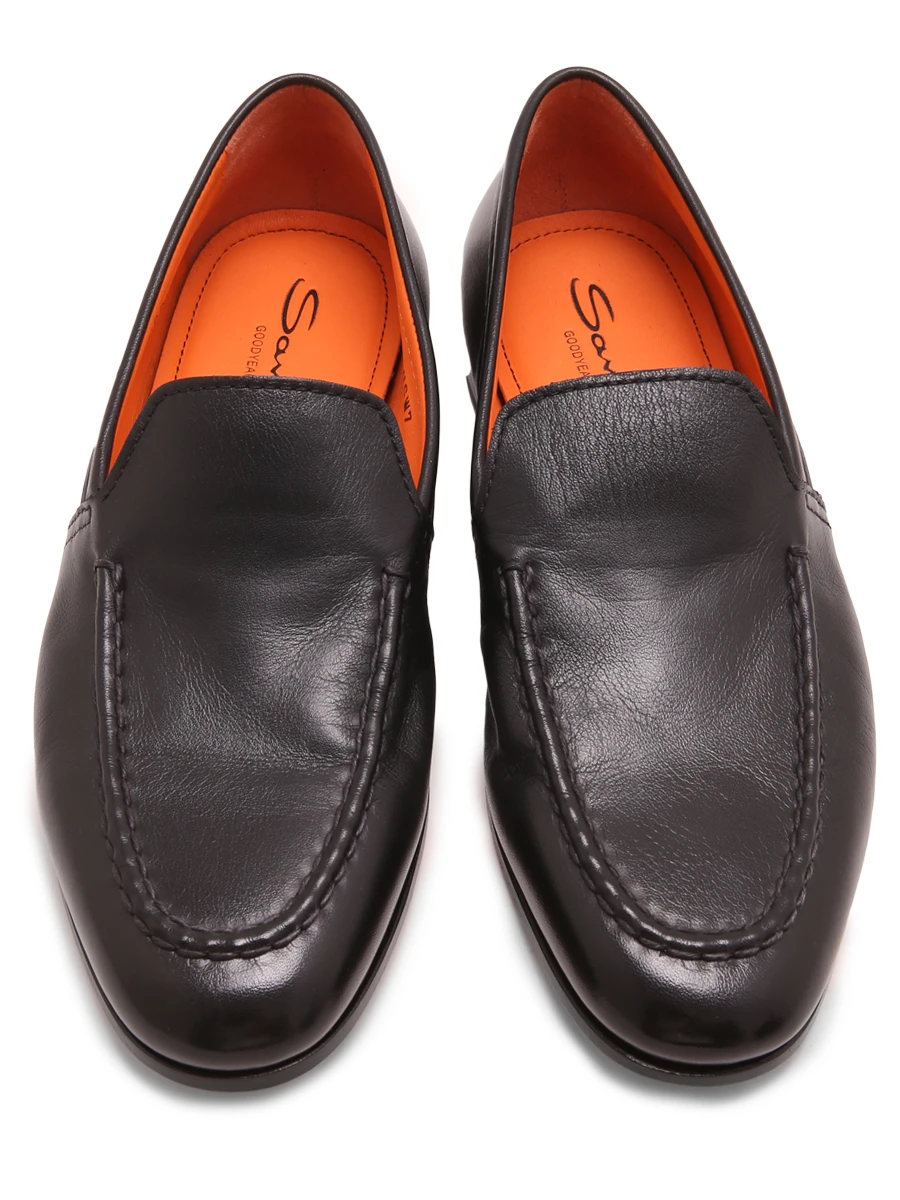 Лоферы кожаные