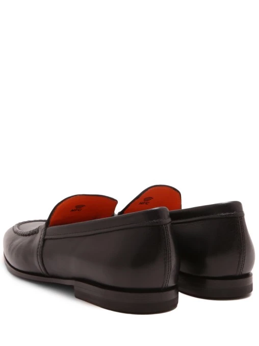 Лоферы кожаные SANTONI
