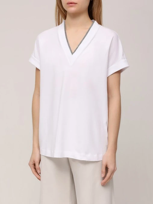 Футболка хлопковая BRUNELLO CUCINELLI