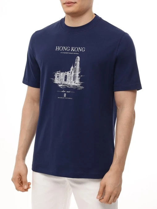 Футболка хлопковая BRUNELLO CUCINELLI