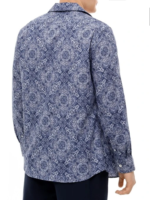 Рубашка Easy Fit хлопковая BRUNELLO CUCINELLI