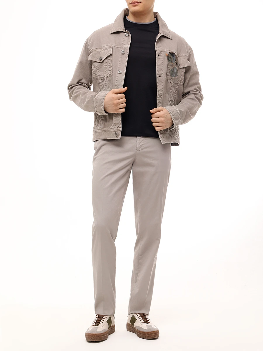 Футболка из шелка и хлопка