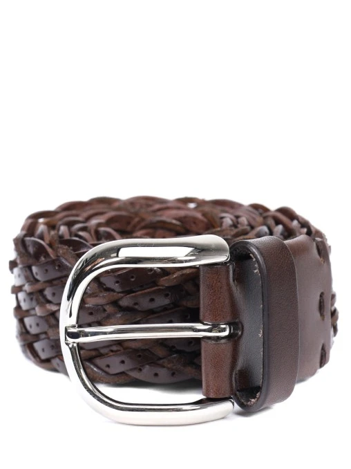 Ремень кожаный BRUNELLO CUCINELLI