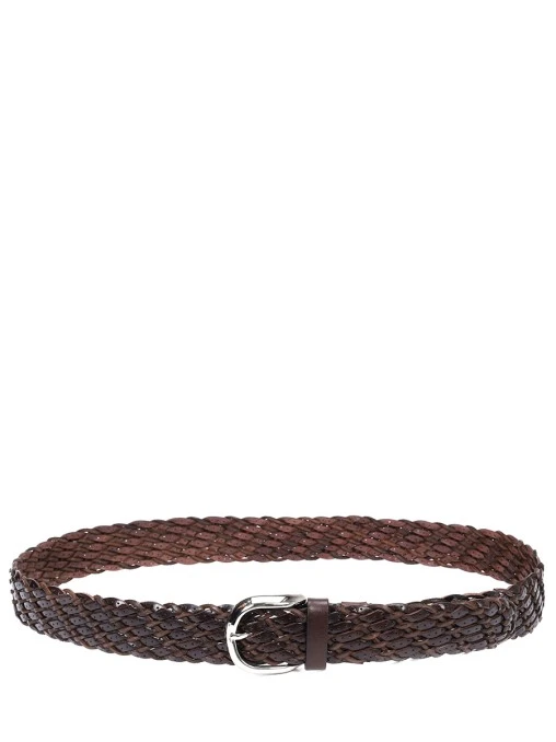 Ремень кожаный BRUNELLO CUCINELLI