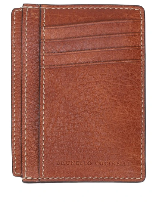 Кардхолдер кожаный BRUNELLO CUCINELLI