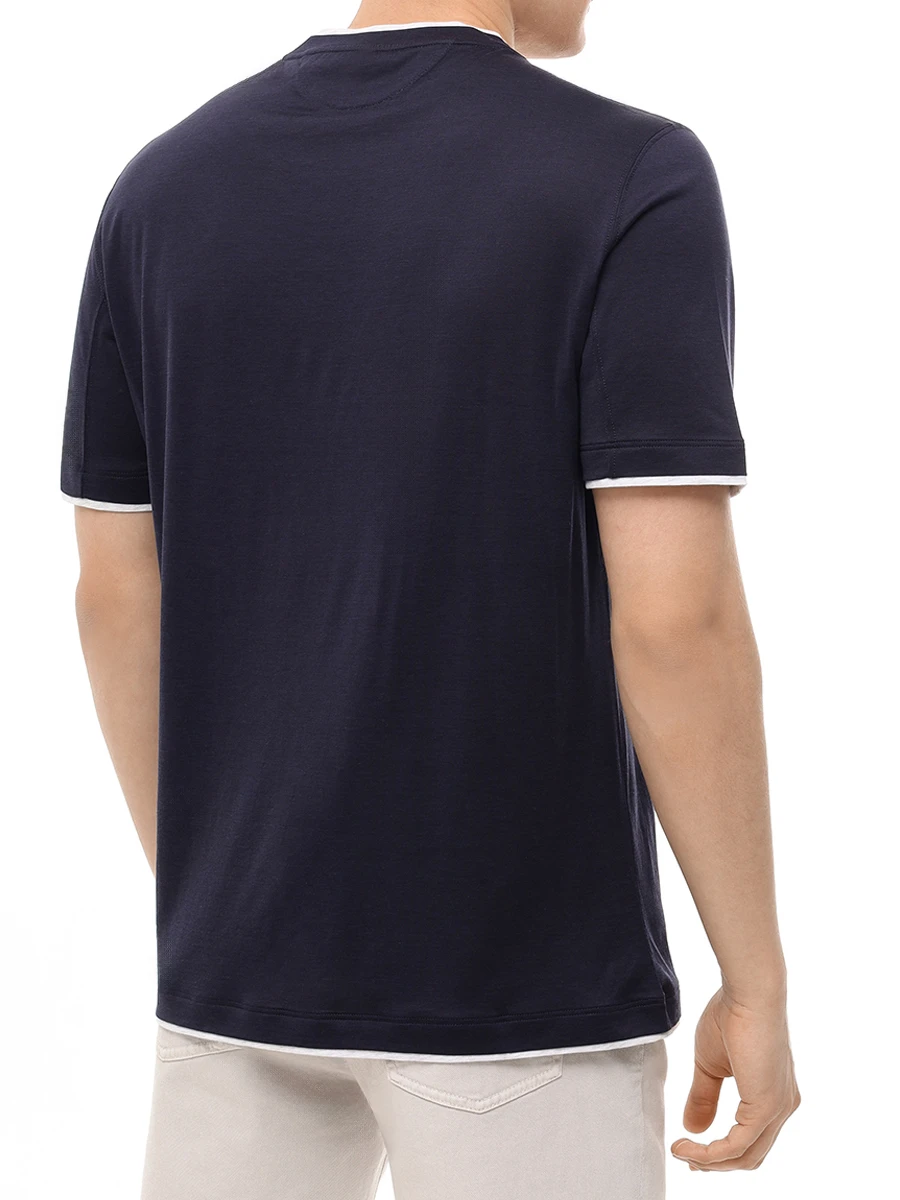 Футболка из шелка и хлопка