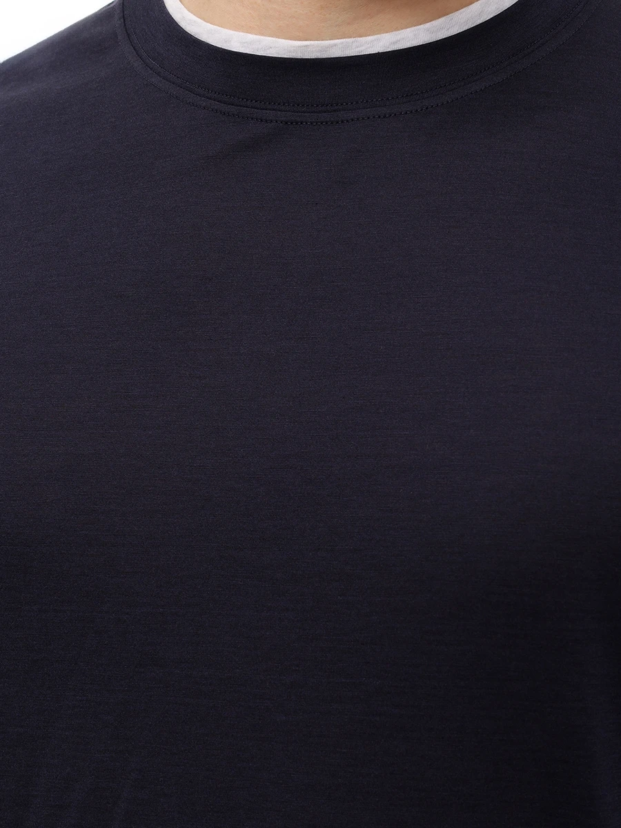 Футболка из шелка и хлопка