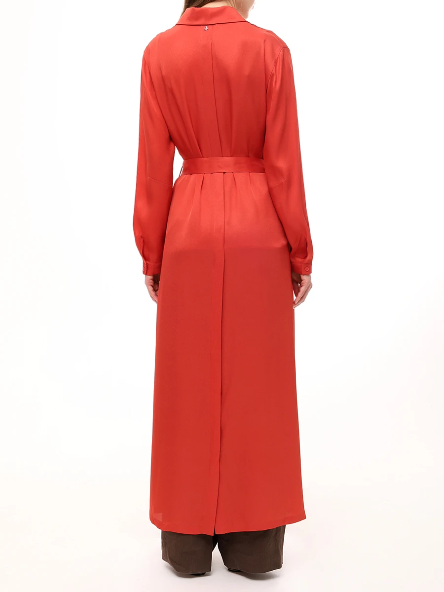 Платье однотонное