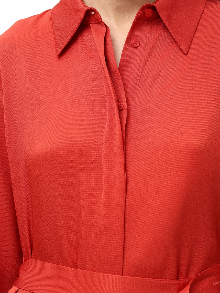 Платье однотонное