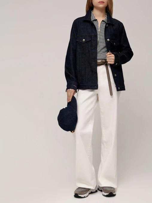 Поло из шелка и хлопка LORENA ANTONIAZZI